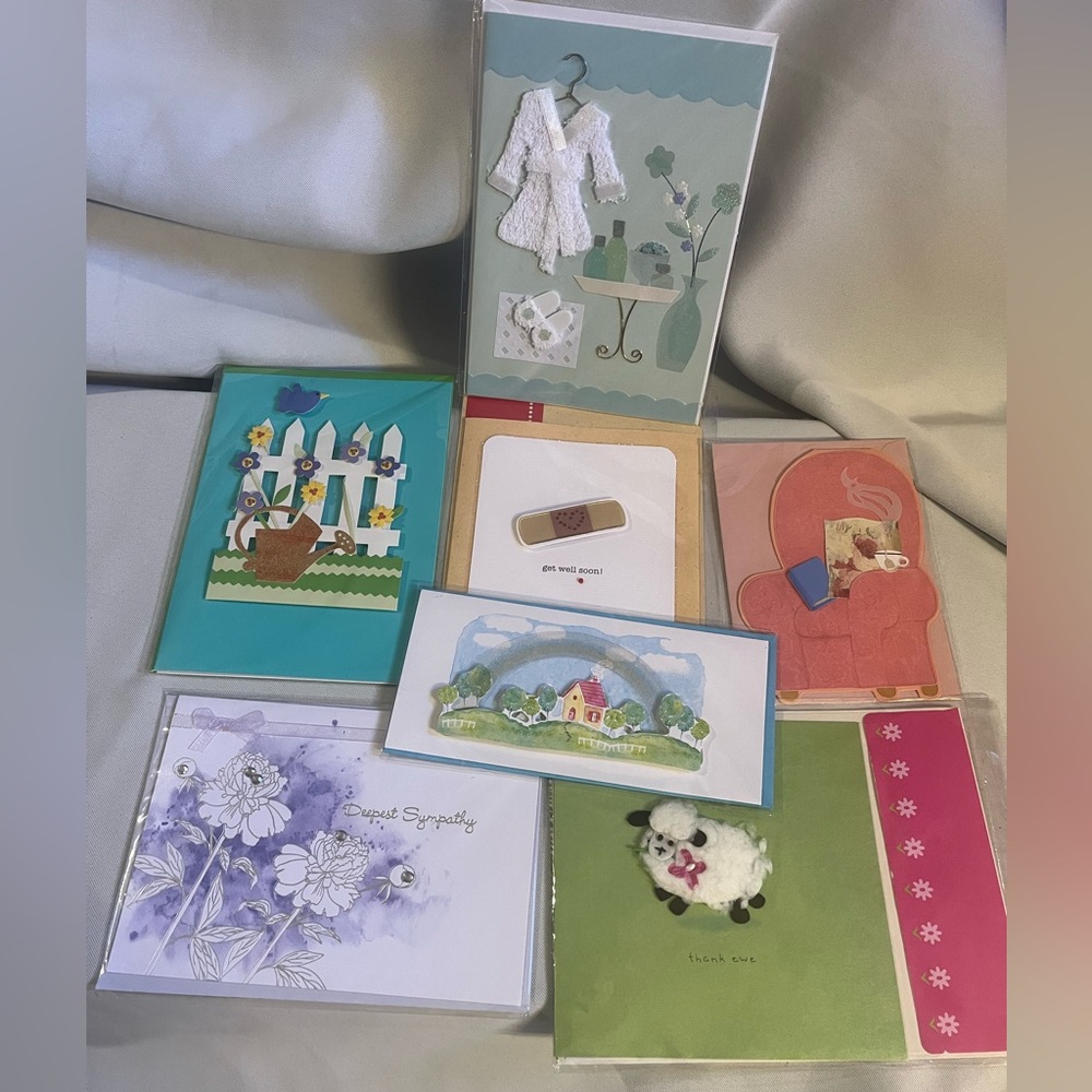 NWT Paper Magic Group Greeting Cards Bundle of 7 3D